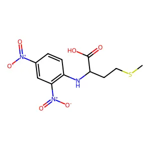 Methionine, N-(2,4-dinitrophenyl)- structure