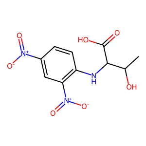 N-(2,4-Dinitrophenyl)-L-threonine structure