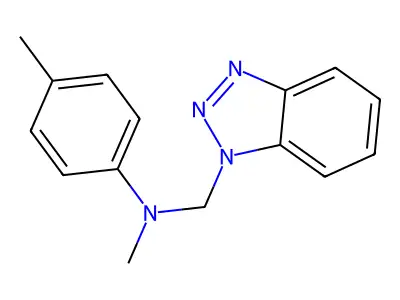 N-(1H-1,2,3-Benzotriazol-1-ylmethyl)-N,4-dimethylaniline structure