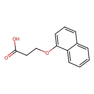 3-(1-Naphthoxy)propionic acid structure