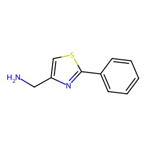 (2-Phenyl-1,3-thiazol-4-yl)methanamine structure