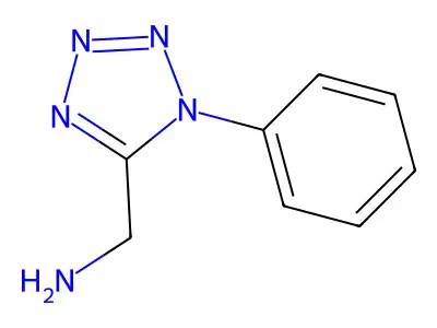 (1-Phenyltetrazol-5-yl)methanamine structure