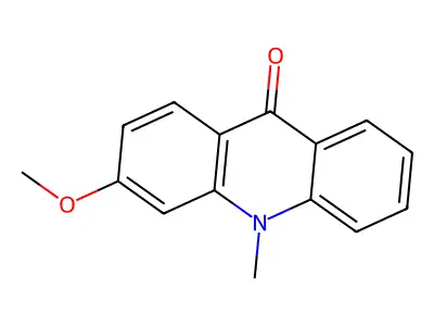 9(10H)-Acridinone, 3-methoxy-10-methyl- structure
