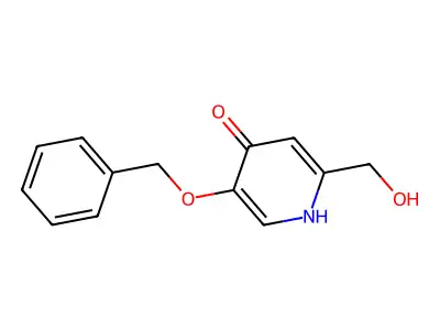 5-(Benzyloxy)-2-(hydroxymethyl)-1,4-dihydropyridin-4-one structure