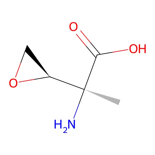 (2S)-2-Amino-2-[(2R)-oxiran-2-YL]propanoic acid structure