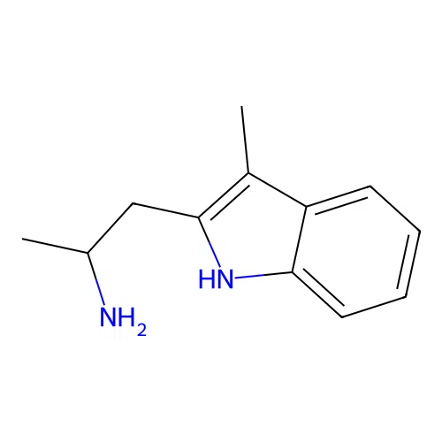 1-(3-methyl-1H-indol-2-yl)propan-2-amine structure