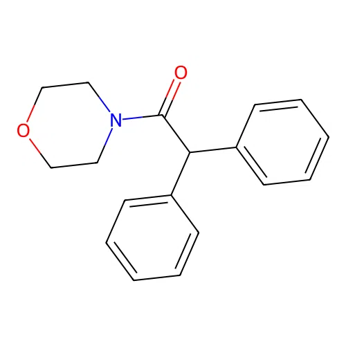 1-Morpholino-2,2-diphenylethanone structure