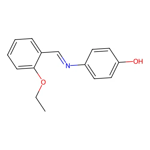 4-[(2-Ethoxybenzylidene)amino]phenol structure