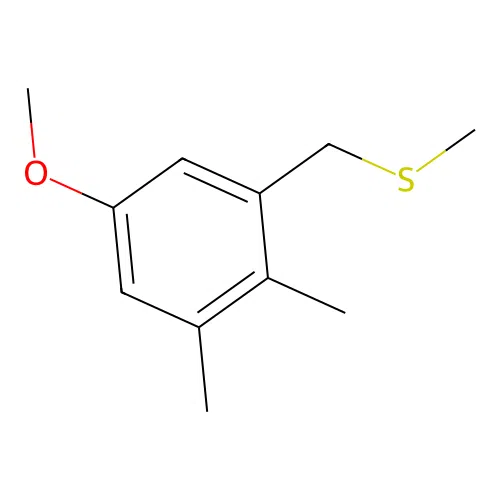 5-Methoxy-1,2-dimethyl-3-(methylsulfanylmethyl)benzene structure