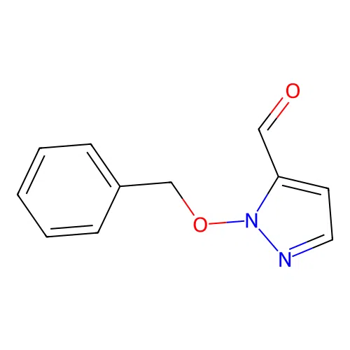 1-(benzyloxy)-1H-pyrazole-5-carbaldehyde structure