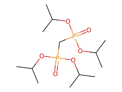 Tetraisopropyl methylenediphosphonate structure