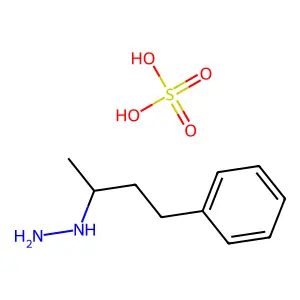 Hydrazine, (1-methyl-3-phenylpropyl)-, sulfate (1:1) structure