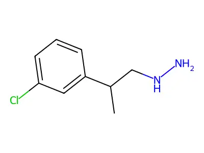 Hydrazine, 1-(m-chloro-alpha-methyl)phenethyl- structure
