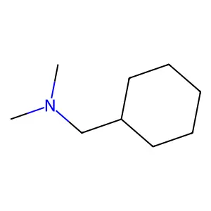 N,N-Dimethylcyclohexanemethanamine structure