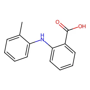 N-(2-Methylphenyl)anthranilic acid structure