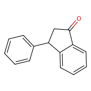 1-Indanone, 3-phenyl- structure