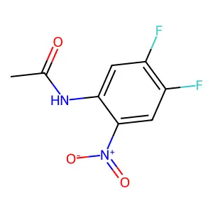 N-(4,5-Difluoro-2-nitrophenyl)acetamide structure