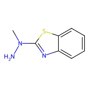 Benzothiazole, 2-(1-methylhydrazino)- structure