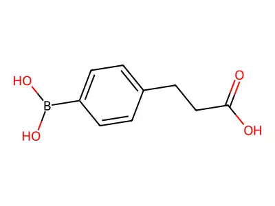 4-(2-Carboxyethyl)benzeneboronic acid structure