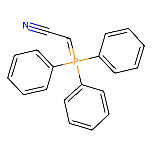 (Triphenylphosphoranylidene)acetonitrile structure