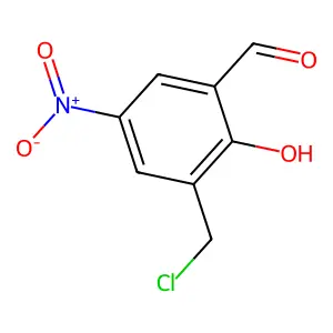 3-(Chloromethyl)-2-hydroxy-5-nitrobenzaldehyde structure