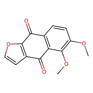 5,6-Dimethoxynaphtol[2,3-b]furan-4,9-dione structure