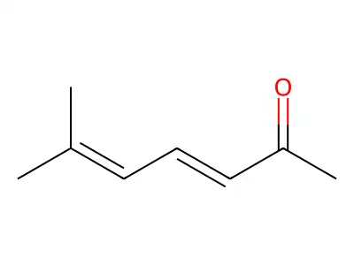 6-Methyl-3,5-heptadien-2-one structure