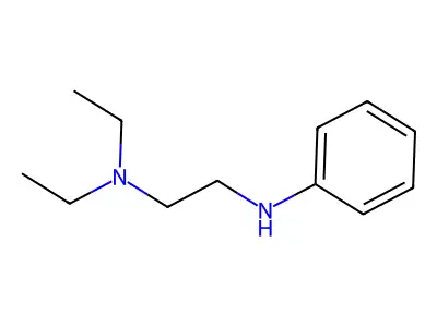 1,2-Ethanediamine, N1,N1-diethyl-N2-phenyl- structure
