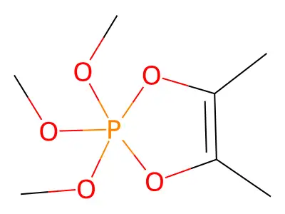 2lambda5-1,3,2-Dioxaphosphole, 2,2,2-trimethoxy-4,5-dimethyl- structure