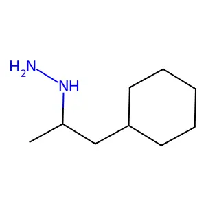 1-Cyclohexylpropan-2-ylhydrazine structure