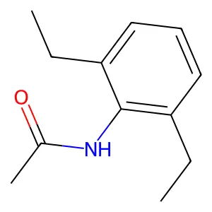 2,6-Diethylacetanilide structure