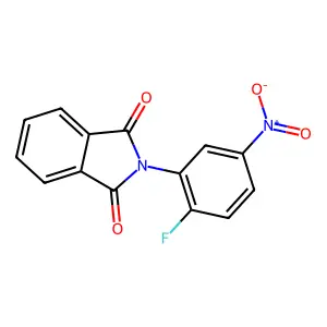 2-(2-fluoro-5-nitrophenyl)-1H-isoindole-1,3(2H)-dione structure