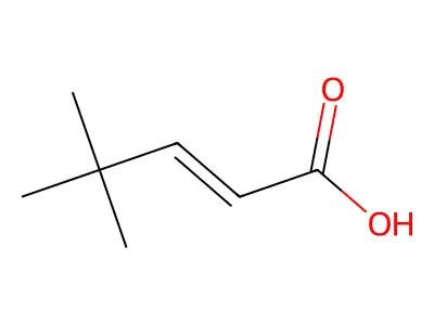 Trimethyl butenoic acid structure