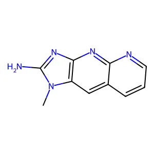 1-Methyl-1H-imidazo(4,5-b)(1,8)naphthyridin-2-amine structure