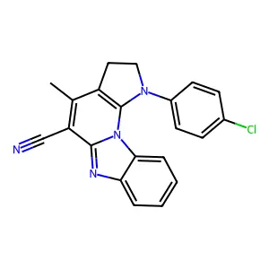 (4-chlorophenyl)-methyl-[?]carbonitrile structure