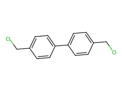 4,4'-Bis(chloromethyl)-1,1'-biphenyl structure