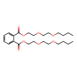 Bis(2-(2-butoxyethoxy)ethyl) phthalate structure