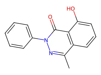 1(2H)-Phthalazinone, 8-hydroxy-4-methyl-2-phenyl- structure
