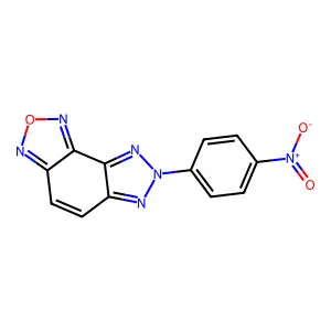 7-(4-Nitrophenyl)triazolo[4,5-g][2,1,3]benzoxadiazole structure