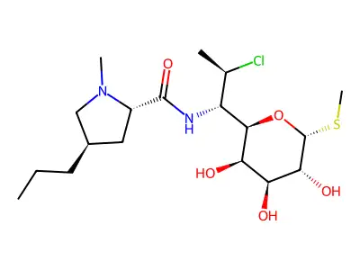 7-Epiclindamycin structure