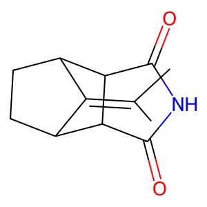 (1R,2R,6S,7S)-10-(Propan-2-ylidene)-4-azatricyclo[5.2.1.0,2,6]decane-3,5-dione structure