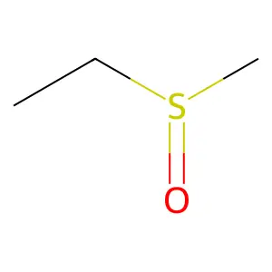 Ethane, (methylsulfinyl)- structure