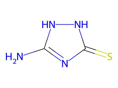 3-Amino-5-mercapto-1,2,4-triazole structure