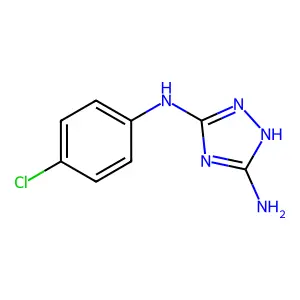 N~3~-(4-Chlorophenyl)-1H-1,2,4-triazole-3,5-diamine structure