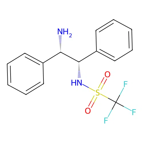 N-[(1S,2S)-2-Amino-1,2-diphenylethyl]-1,1,1-trifluoromethanesulfonamide structure