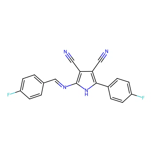 C19H10F2N4 structure