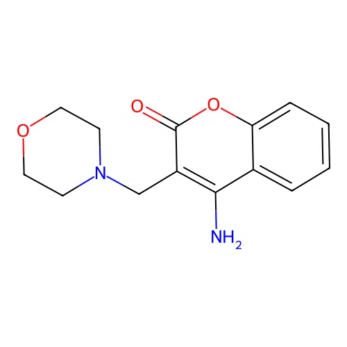 4-Amino-3-(morpholin-4-ylmethyl)chromen-2-one structure