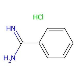 Benzamidine, hydrochloride structure