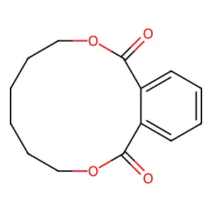 2,9-Benzodioxacyclododecin-1,10-dione, 3,4,5,6,7,8-hexahydro- structure