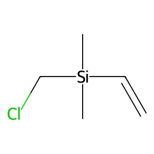 Silane, (chloromethyl)ethenyldimethyl- structure
